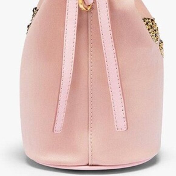 MCM Pink and Gold Bucket Bag - Picture 3 of 10